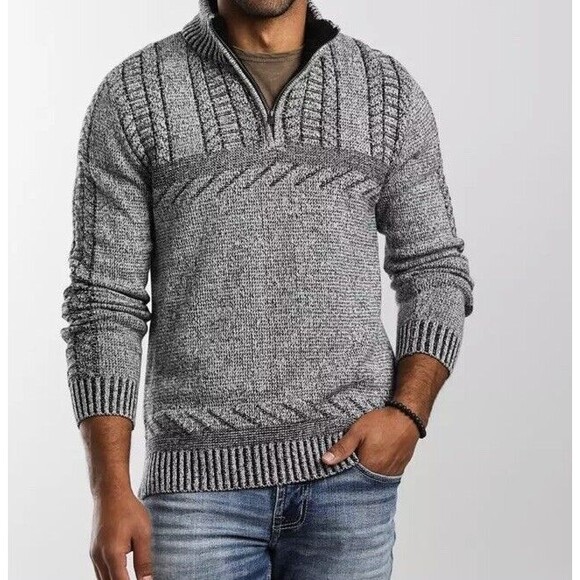 JB Holt Austen Quarter Zip Sweater XL - Picture 1 of 4